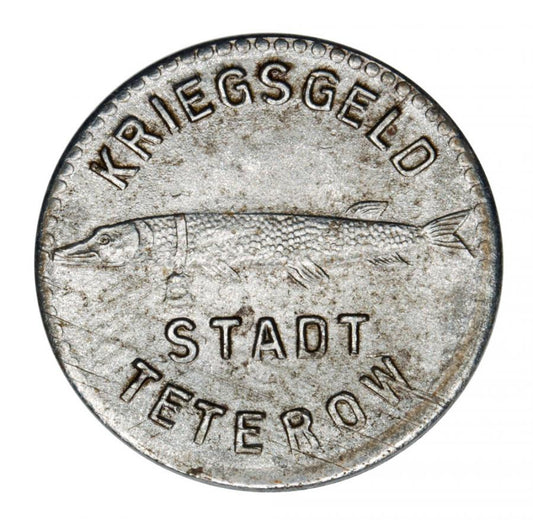 5 fenigуw Teterow Meklemburgia Schwerin