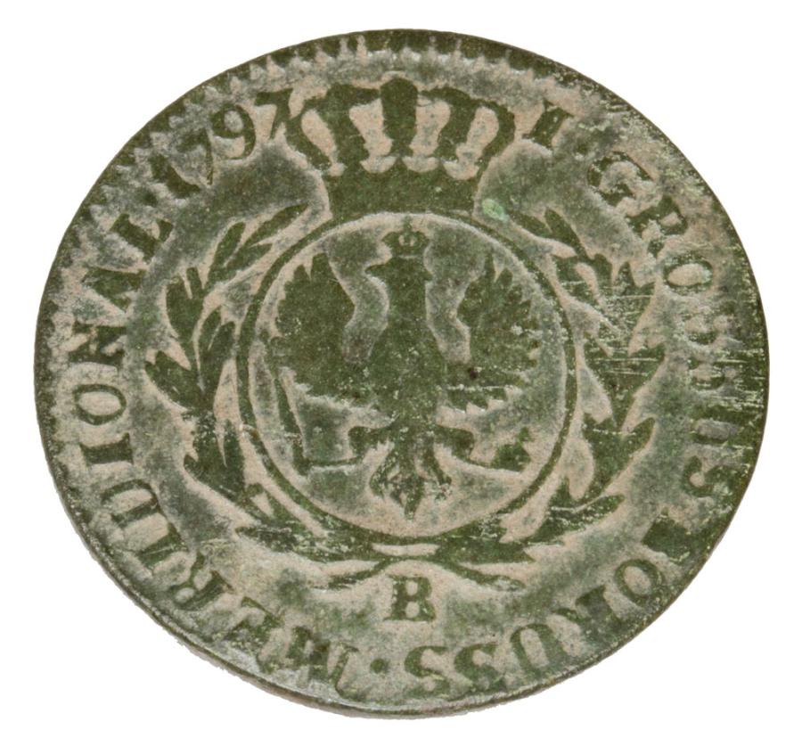 Grosz 1797 Fryderyk Wilhelm II Prusy Poludniowe Wroclaw