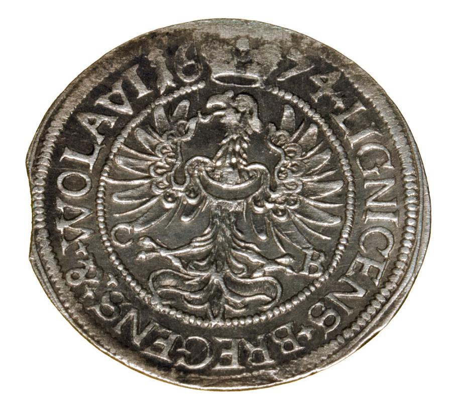 3 krajcary 1674 Jerzy Wilhelm Ksiestwo Brzesko-Legnicko-Wolowskie Brzeg