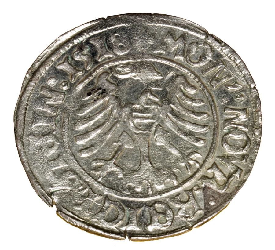 Grosz 1518 Karol I Ksiestwo Ziebicko - Olesnickie Zloty Stok