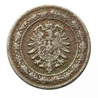 20 fenigуw 1887 Fryderyk Wilhelm II Niemcy Stuttgart