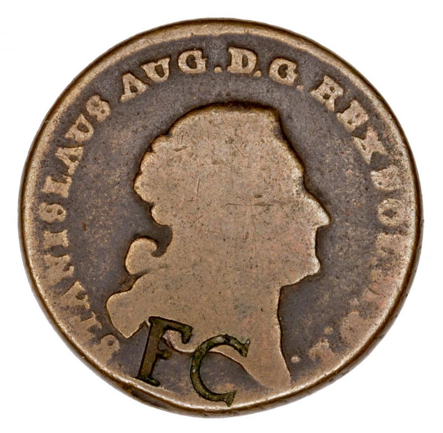Trojak 1766 Stanislaw August Poniatowski Warszawa