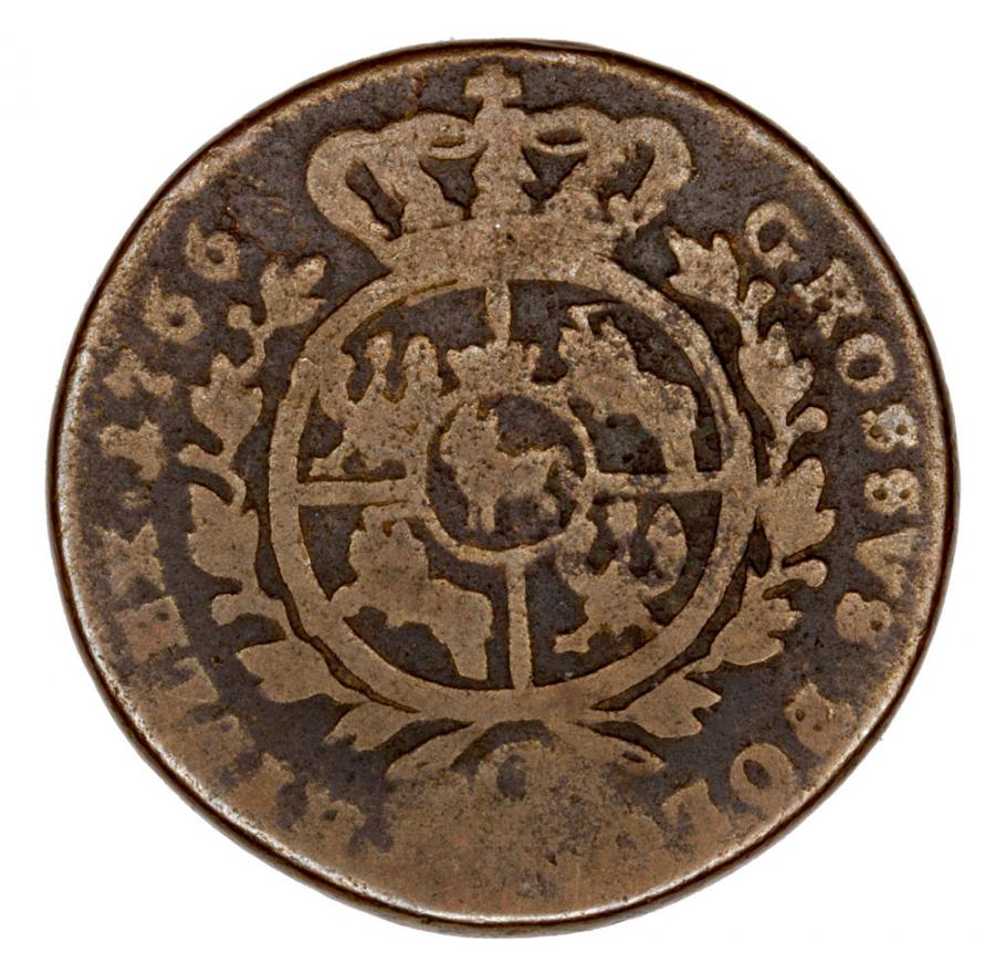 Trojak 1766 Stanislaw August Poniatowski Warszawa