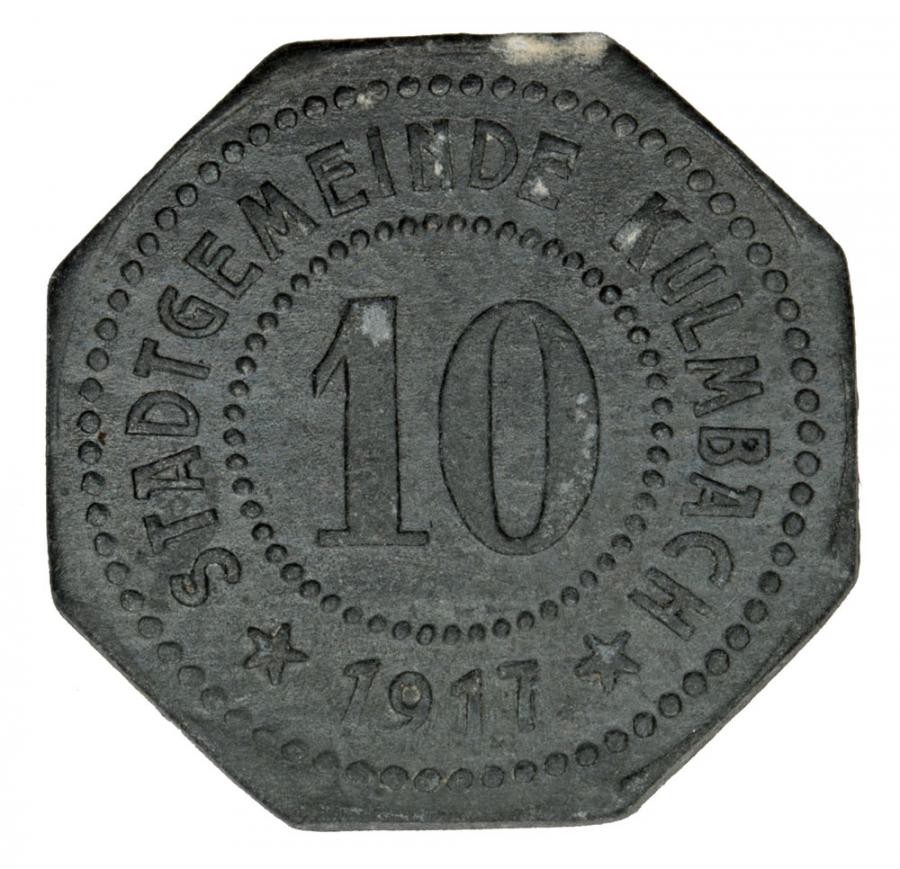 10 fenigуw 1917 Kulmbach Bawaria