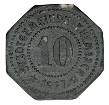 10 fenigуw 1917 Kulmbach Bawaria