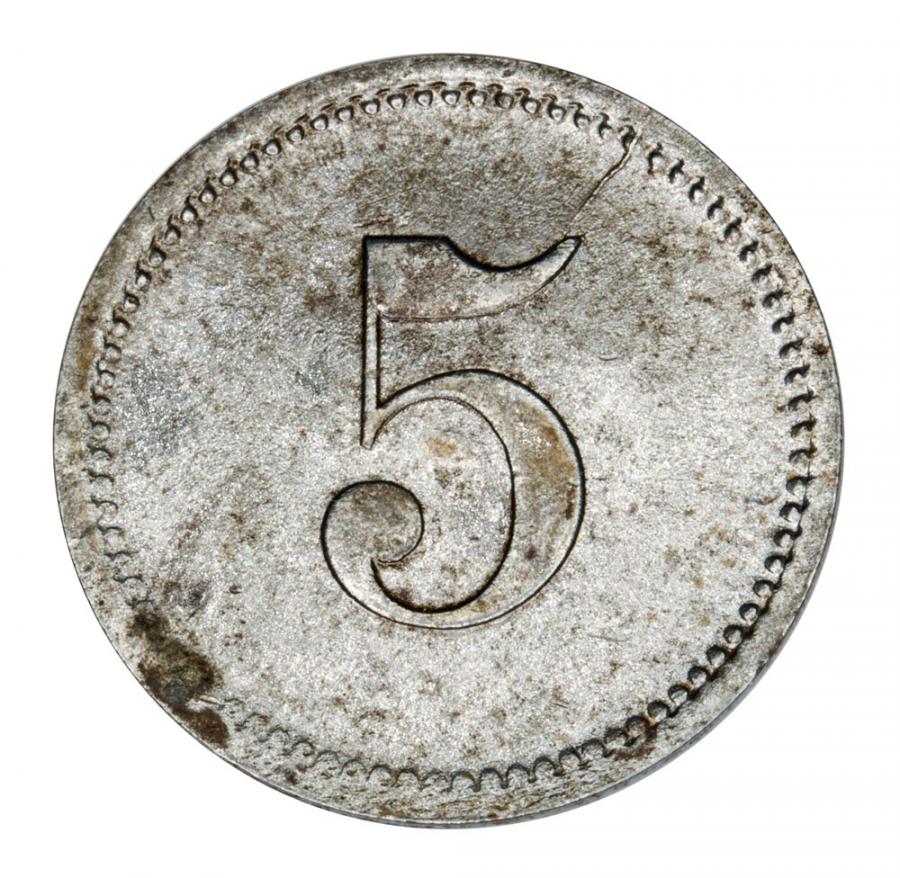 5 fenigуw Teterow Meklemburgia Schwerin