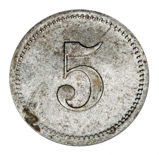 5 fenigуw Teterow Meklemburgia Schwerin