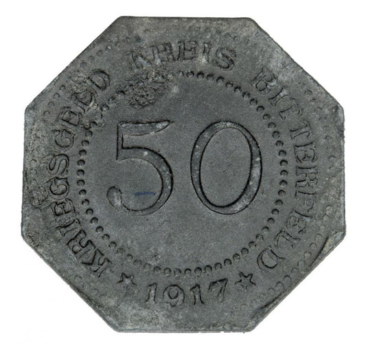 50 fenigуw 1917 Bitterfeld Saksonia