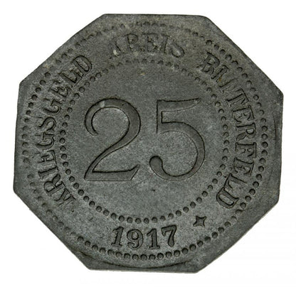 25 fenigуw 1917 Bitterfeld Saksonia