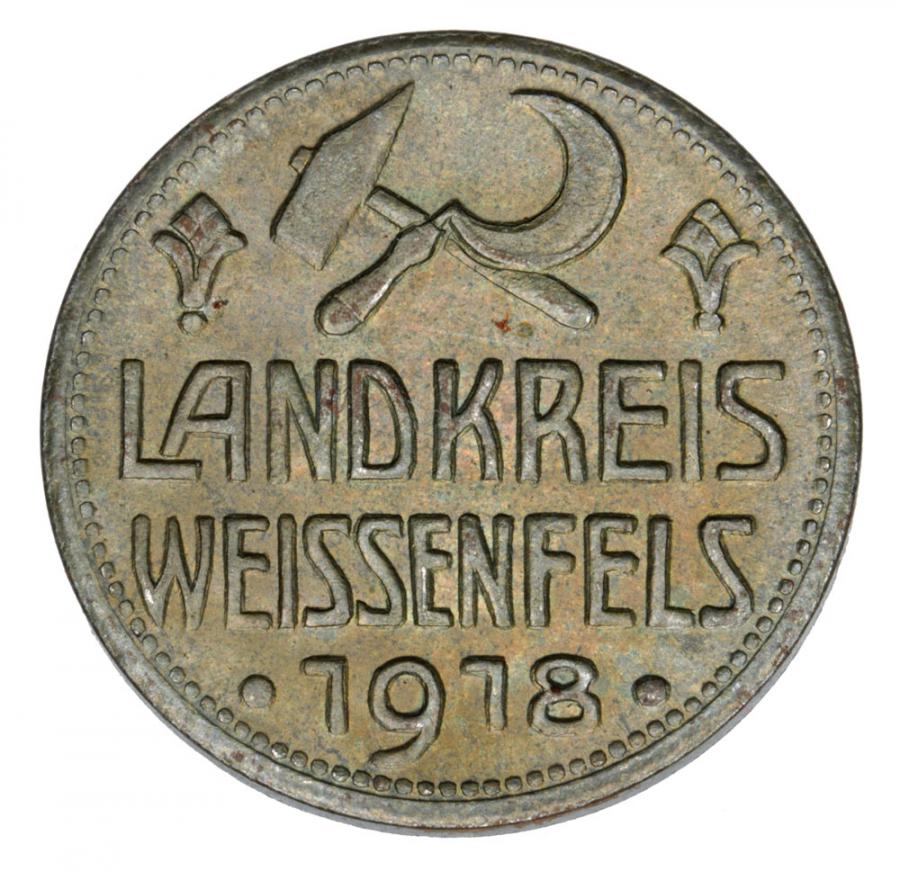 10 fenigуw 1918 Weissenfels Saksonia
