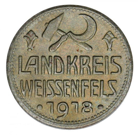 10 fenigуw 1918 Weissenfels Saksonia