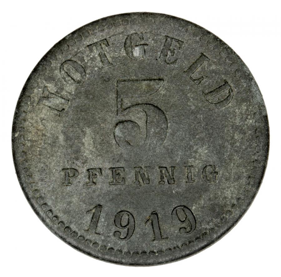 5 fenigуw 1919 Kissingen