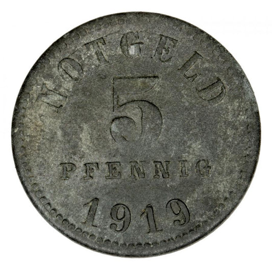 5 fenigуw 1919 Kissingen