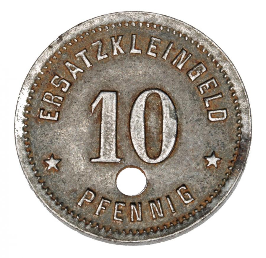 10 fenigуw Glуwne Warsztaty Kolejowe Racibуrz / Ratibor