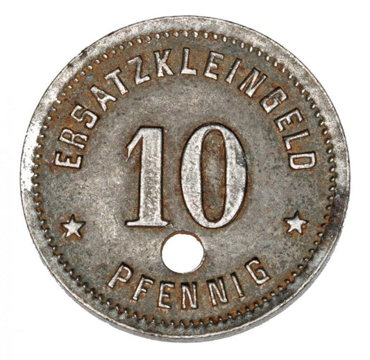 10 fenigуw Glуwne Warsztaty Kolejowe Racibуrz / Ratibor