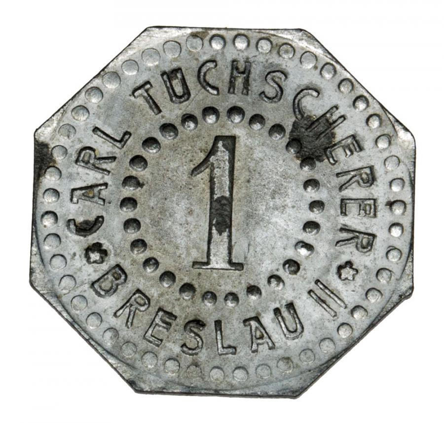 1 fenig Carl Tuchscherer Wroclaw