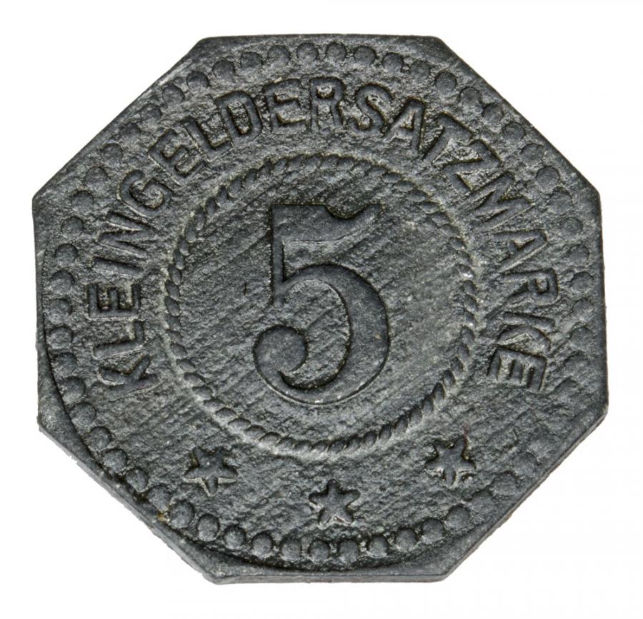 5 fenigуw Carl Tuchscherer Wroclaw