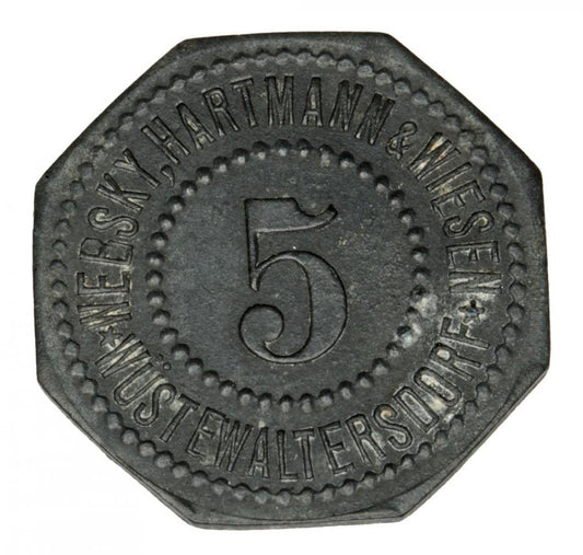 5 fenigуw Walim / Wustewaltersdorf