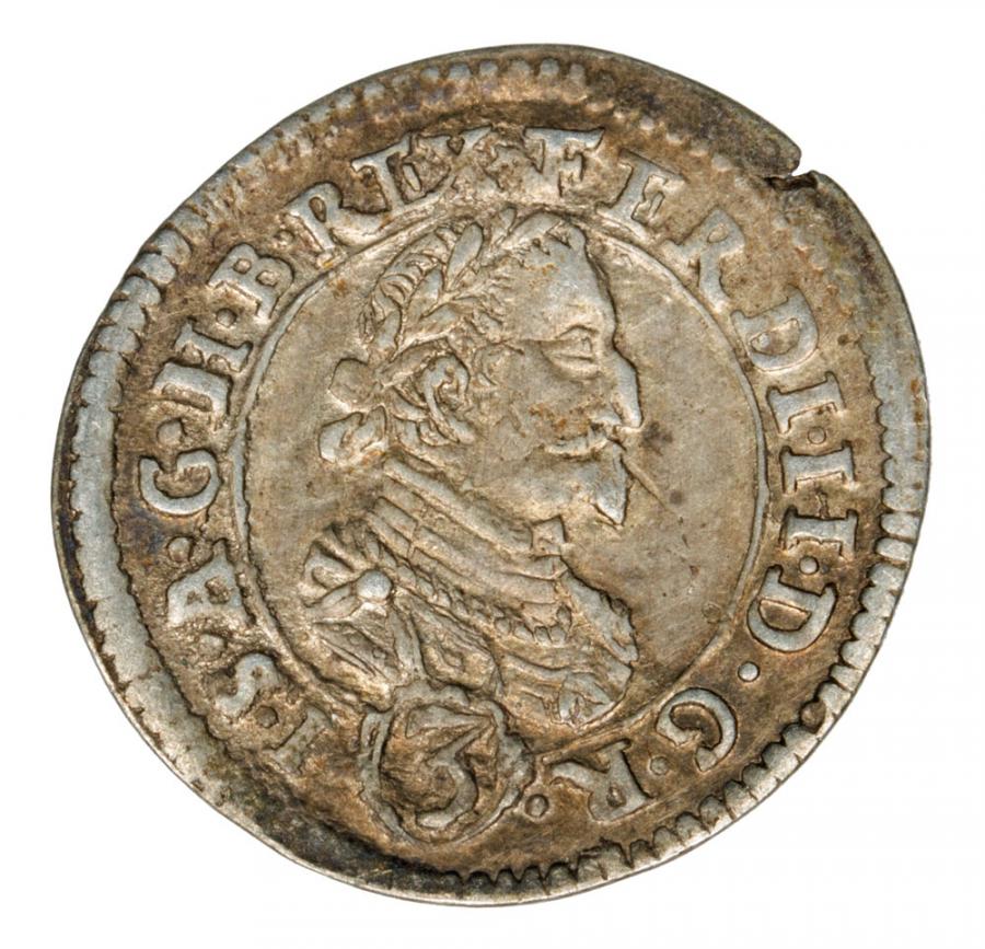 3 krajcary 1625 Ferdynand II Habsburg Austria Graz