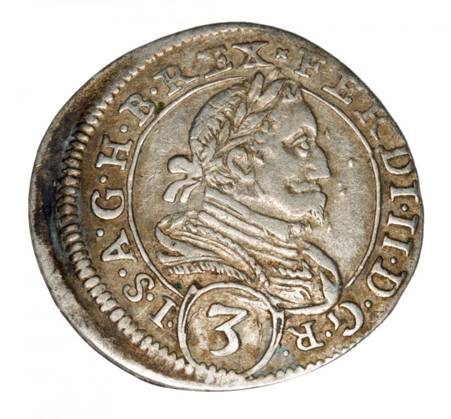3 krajcary 1626 Ferdynand II Habsburg Austria Graz