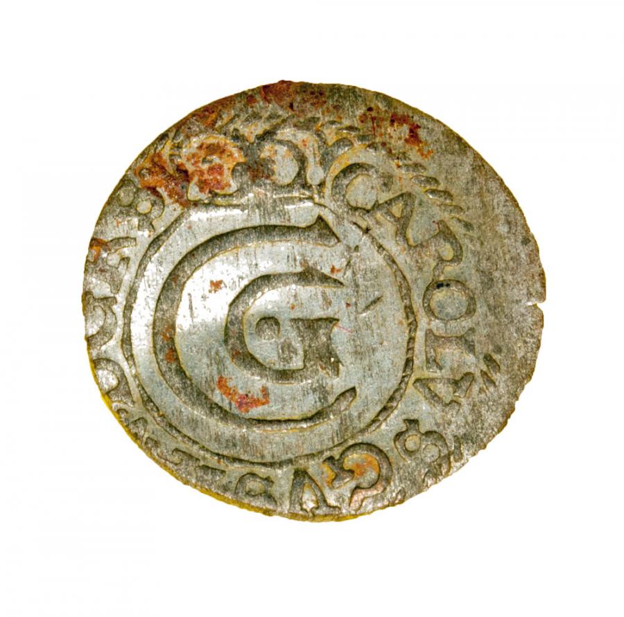 Szelag 1654 Gustaw II Adolf Liwonia