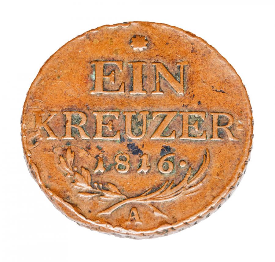 1 krajcar 1816 Franciszek II Habsburg Austria Wieden