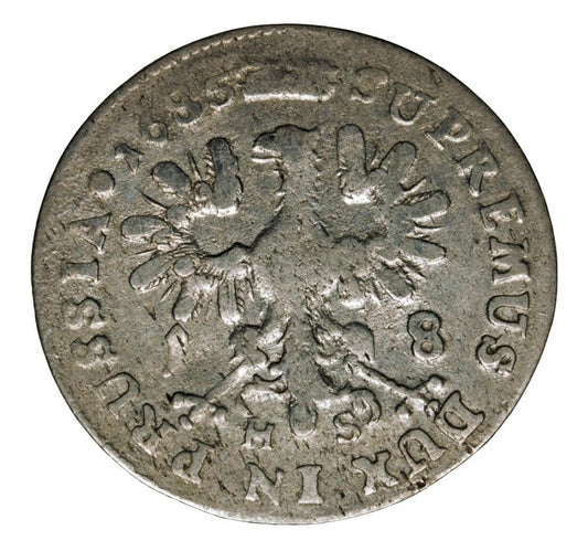 Ort 1685 Fryderyk Wilhelm I Prusy Krуlewiec
