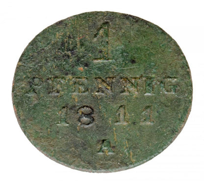1 fenig 1811 Fryderyk Wilhelm III Prusy Berlin
