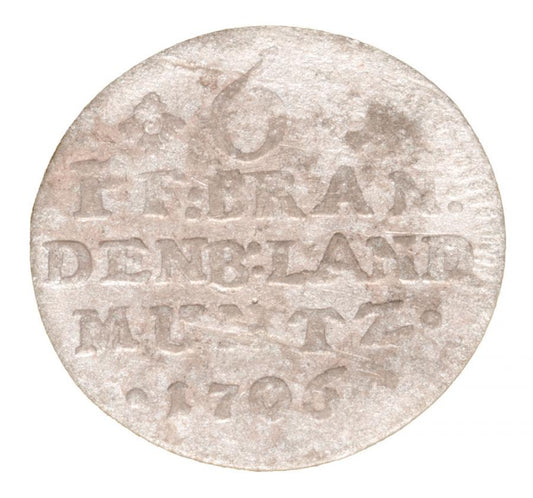 6 fenigуw 1706 Fryderyk I Pruski Niemcy Brandenburgia Berlin A