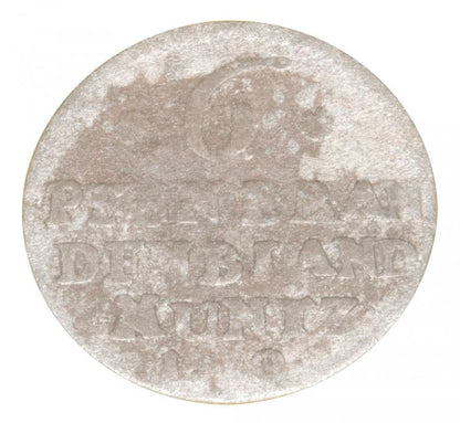 6 fenigуw 1710 Fryderyk I Pruski Niemcy Brandenburgia Berlin A