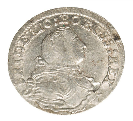 3 krajcary 1754 Fryderyk II Wielki Prusy Wroclaw