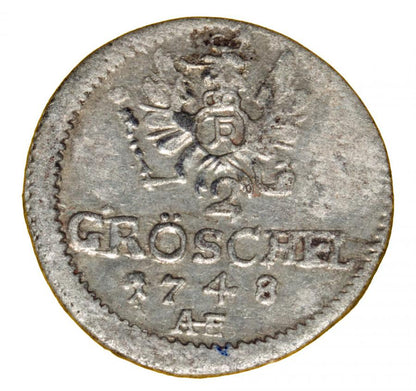 2 greszele 1748 Fryderyk II Wielki Slask Wroclaw