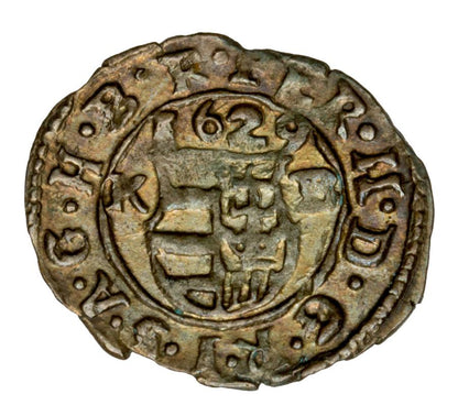 Denar 1629 Ferdynand II Habsburg Wegry Kremnica