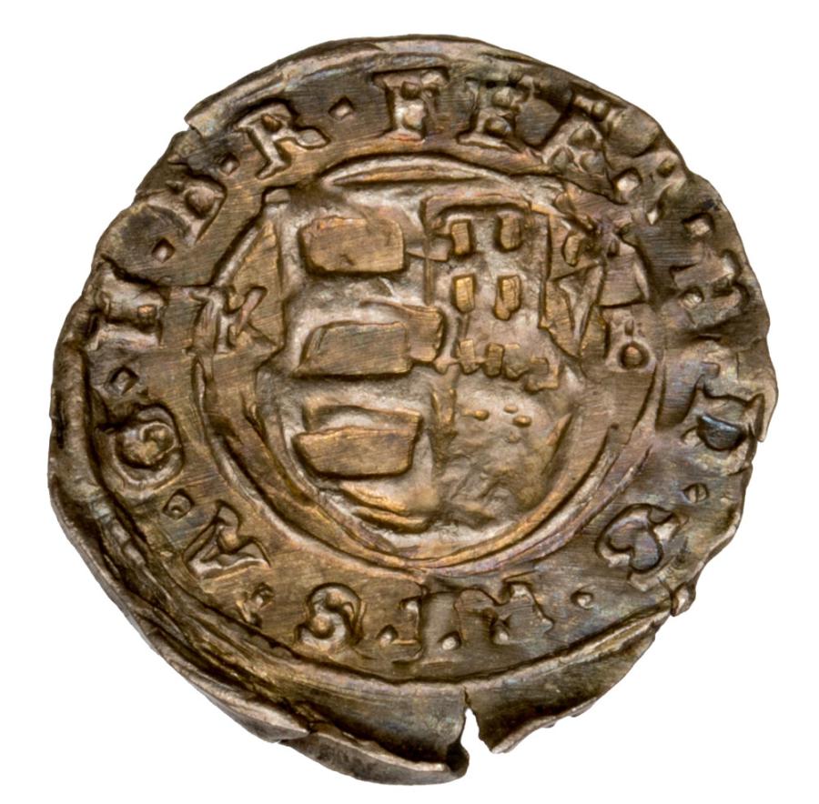 Denar 1633 Ferdynand II Habsburg Wegry Kremnica