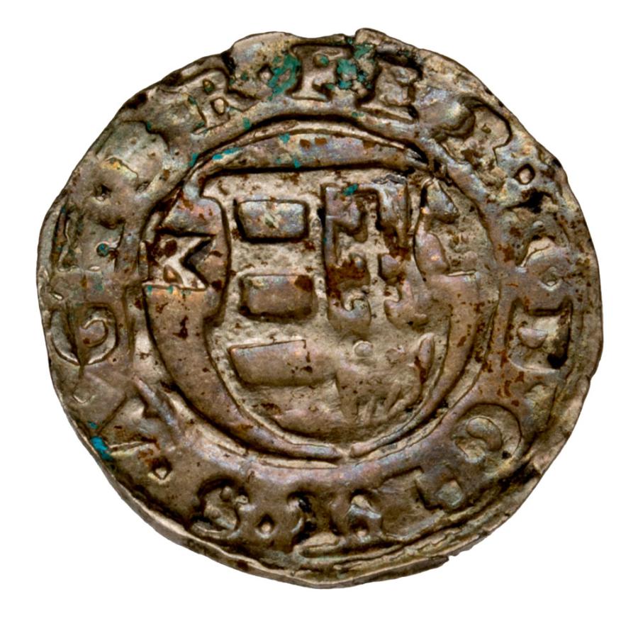 Denar 1634 Ferdynand II Habsburg Wegry Kremnica