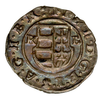 Denar 1635 Ferdynand II Habsburg Wegry Kremnica