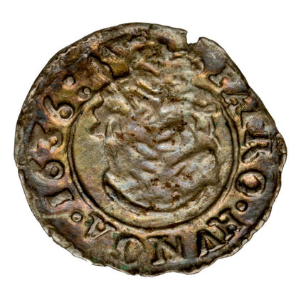 Denar 1636 Ferdynand II Habsburg Wegry Kremnica