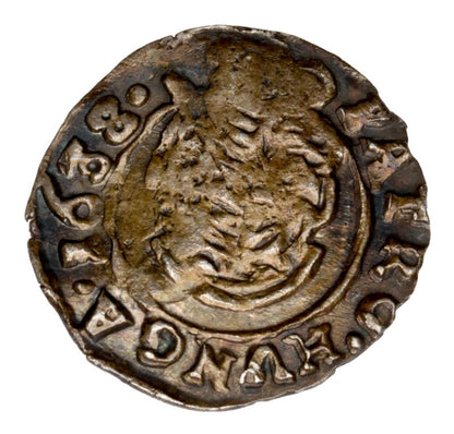 Denar 1638 Ferdynand II Habsburg Wegry Kremnica