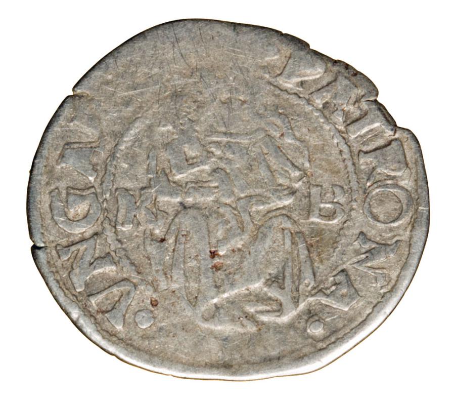 Denar 1529 Ferdynand I Habsburg Wegry Kremnica
