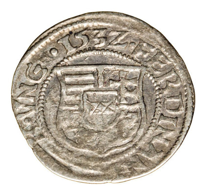 Denar 1532 Ferdynand I Habsburg Wegry Kremnica