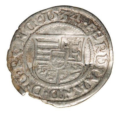 Denar 1534 Ferdynand I Habsburg Wegry Kremnica