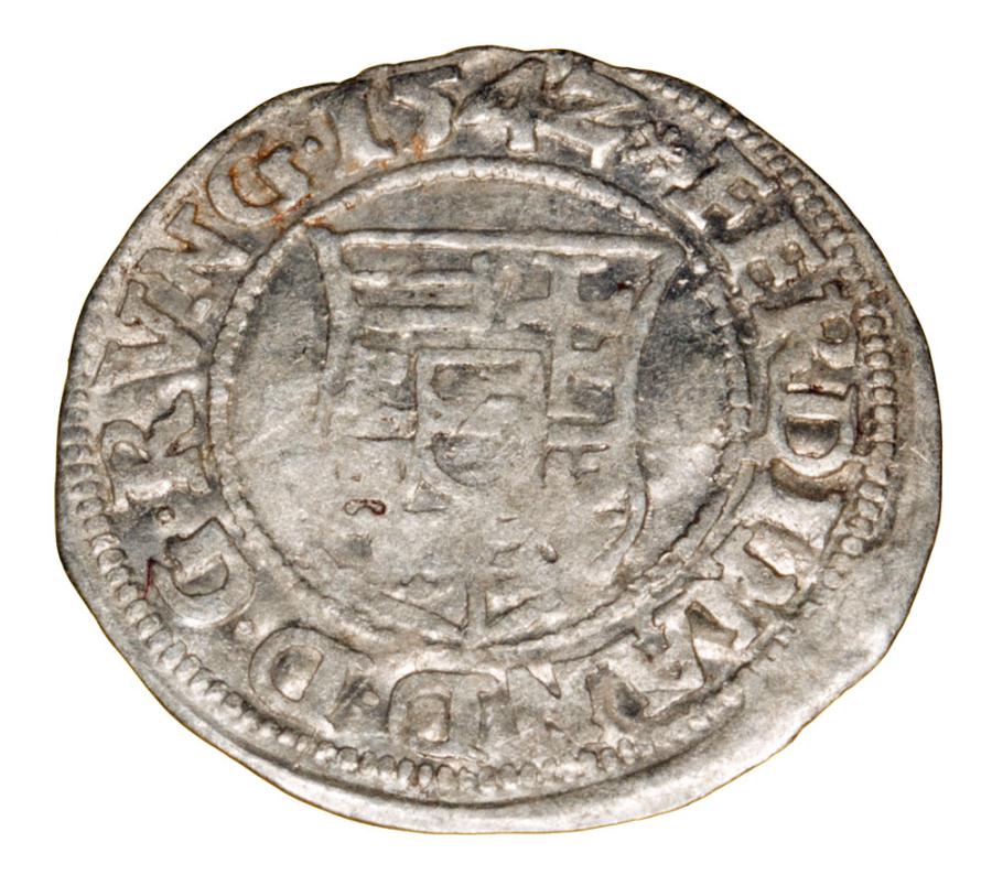 Denar 1542 Ferdynand I Habsburg Wegry Kremnica