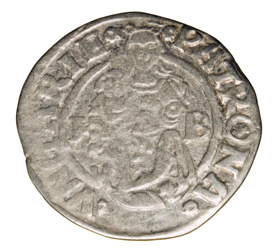 Denar 1543 Ferdynand I Habsburg Wegry Kremnica
