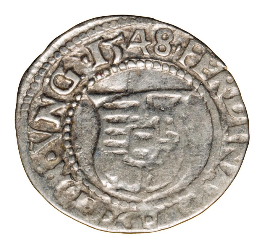 Denar 1548 Ferdynand I Habsburg Wegry Kremnica