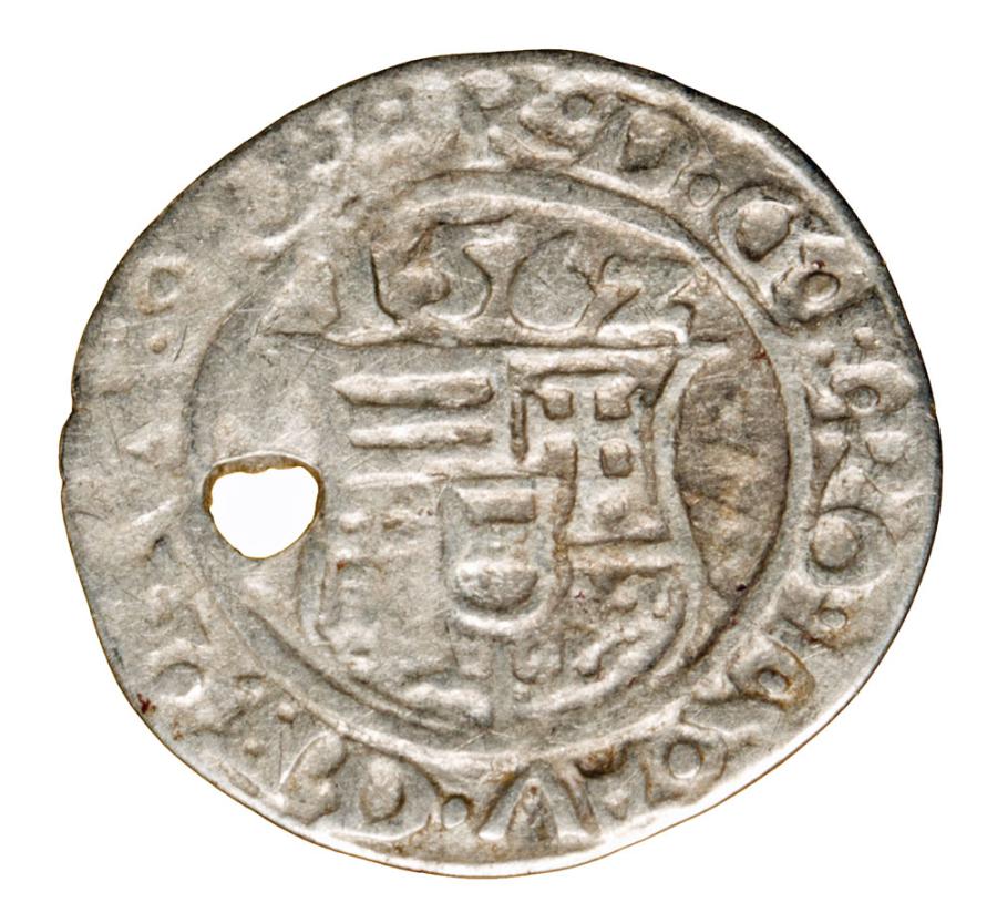 Denar 1562 Ferdynand I Habsburg Wegry Kremnica