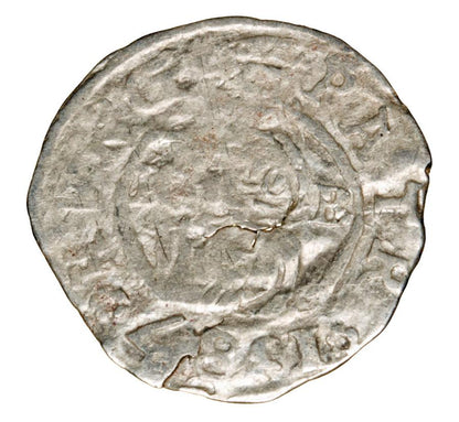 Denar 1587 Rudolf II Habsburg Wegry Kremnica
