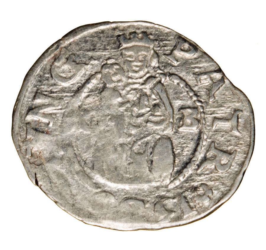Denar 1589 Rudolf II Habsburg Wegry Kremnica