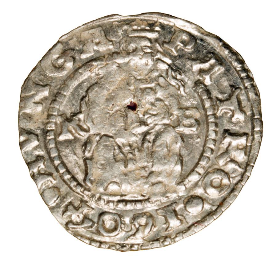 Denar 1604 Rudolf II Habsburg Wegry Kremnica