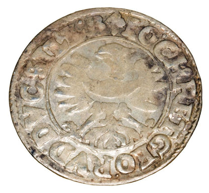 3 krajcary 1618 Jan Krystian Jerzy Rudolf Ksiestwo Brzesko-Legnicko-Wolowskie Zloty Stok