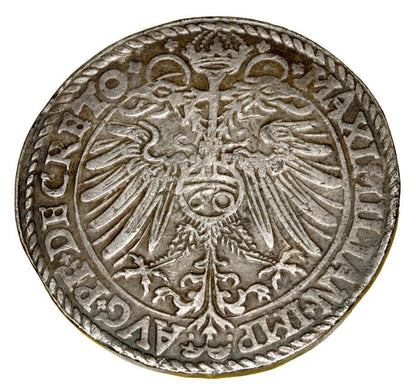 Guldentalar 1574 Maksymilian II Habsburg Ratyzbona